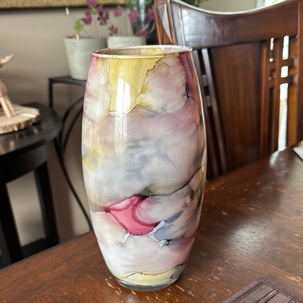 Abstract Multicolor Vase